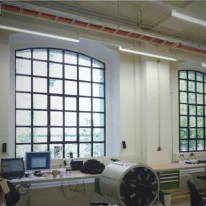 large steel framed window 