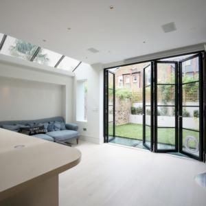 steel look bi fold doors 