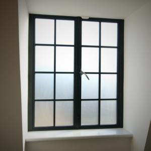 steel look windows 