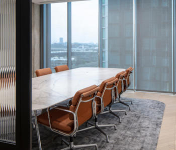 fluted glass for office spaces