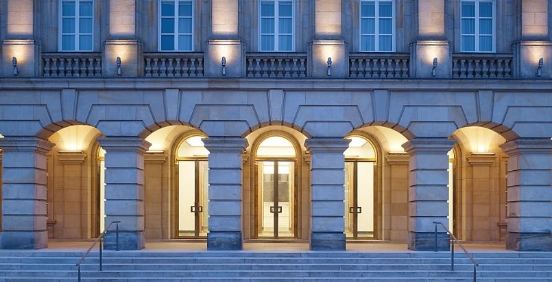 arches with still framed doors