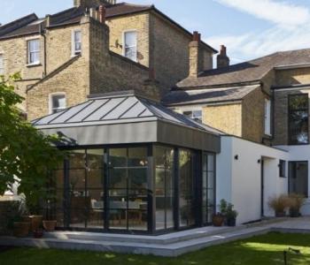 steel framed garden room thermally broken