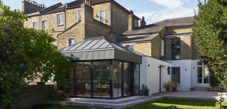 steel framed garden room thermally broken